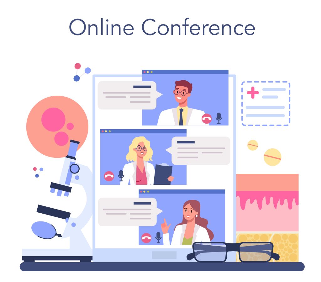 dermatologist online service or platform. dermatology and trichologist
